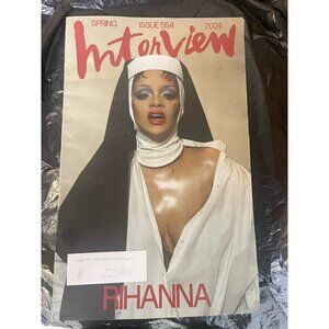 Interview Magazine #554 Spring 2024 Rihanna, Brigitte Nielsen, Sarah Paulson